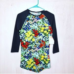 LuLaRoe Vibrant Floral Randy Top.